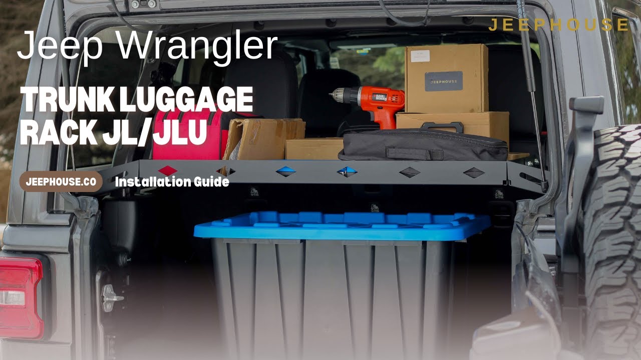 Jeep Wrangler JL/JLU Trunk Rack Installation Guide