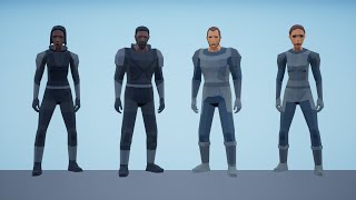 Low Poly - Unreal Engine -  Assassin and Guard