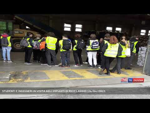 STUDENTI E INGEGNERI IN VISITA AGLI IMPIANTI DI RICICLAGGIO | 24/04/2023