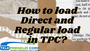 How to load Regular and Direct Load in TPC using Smart Sim? 30secs Tutorial