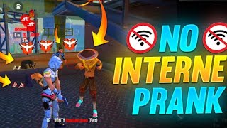 Free Fire No Internet Prank Challenge Please Like And Subscribe To Share
