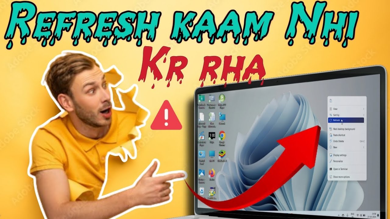 Laptop Me Refresh Kaam Nhi Kr Raha | PC Refresh Not Working Fix - YouTube