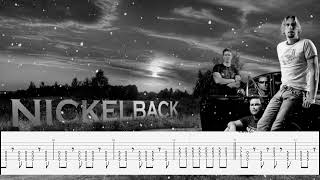 NICKELBACK - ANIMALS (Guitar backing track FREE TAB)