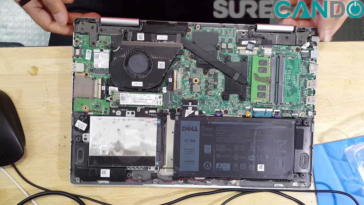 Dell  Inspiron 7570 Partial Disassembly