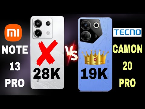 Redmi Note 13 Pro Vs Tecno Camon 20 Pro|| Full Comparison||