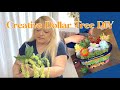 Creative Dollar Tree succulent arrangement (bathroom update)