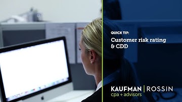 AML Best Practices: Customer Risk Rating and CDD