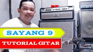 Sayang 9 - tutorial gitar intro dan solo