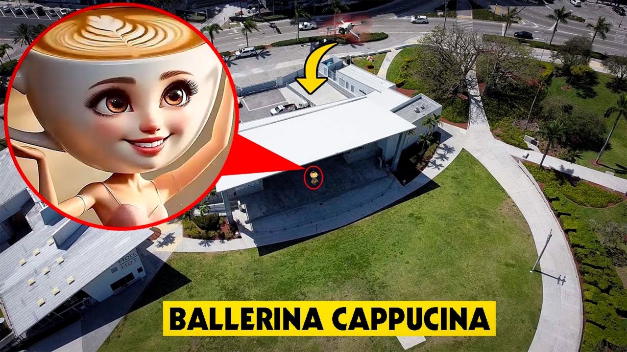 DRONE CATCHES BALLERINA CAPPUCINA DANCING ON STAGE IN REAL LIFE ...