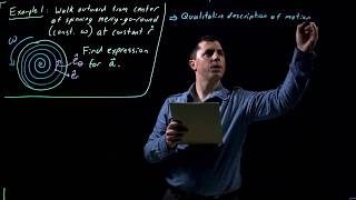 Lec08 - Particle Kinematics (Examples) for Curvilinear Motion using Polar/Cylindrical Coordinates