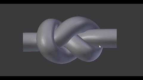 Blender Tutorial - How To Make A Knot In Blender