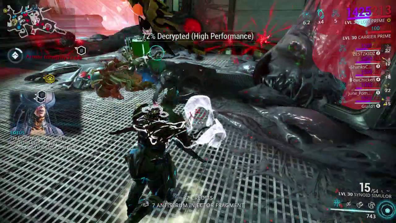 Joezapp : Warframe Raid 27/8/2016