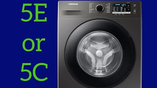 Tutorial:How to fix a 5E or 5C error code on a Samsung washing machine
