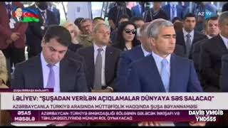 Şuşada tarixi anlar - Azərbaycan ilə Türkiyə arasında Bəyannamə imzalandı