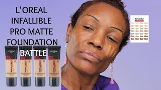 LOREAL INFALLIBLE PRO MATTE LIQUID FOUNDATION 111 SOFT SABLE VS 112 COCOA screenshot 2