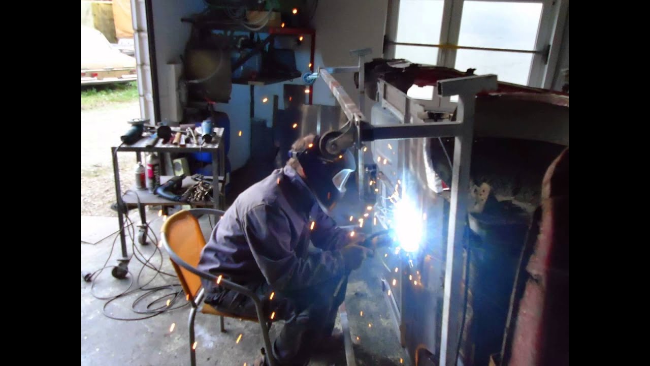 Fiat 500 Giardiniera Blecharbeiten Boden Restauration