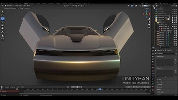 concept car quick modeling - vehicle 020 - part 2 - 4x timelapse