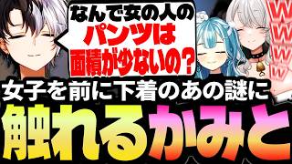 女子がいても関係なく下着の疑問などで盛り上がる深夜テンションのKamito達【ペトラナイトメア/白波らむね/ヘンディー/デューク】【Valheimまとめ】【かみと切り抜き】