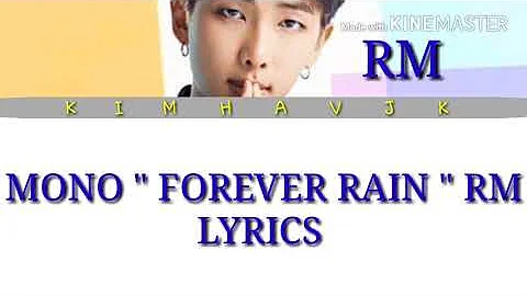 BTS RM "FOREVER RAIN " #MONO