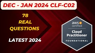 AWS Cloud Practitioner Exam Questions Dumps  DEC JAN 2024 (CLFC02)