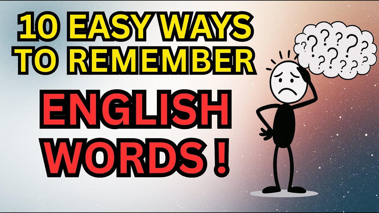 Stop Forgetting English Words! 10 Easy Tricks That Work - YouTube