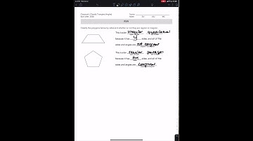 5th Math - Friday 04/24 - Classify Triangles Angles - PDN