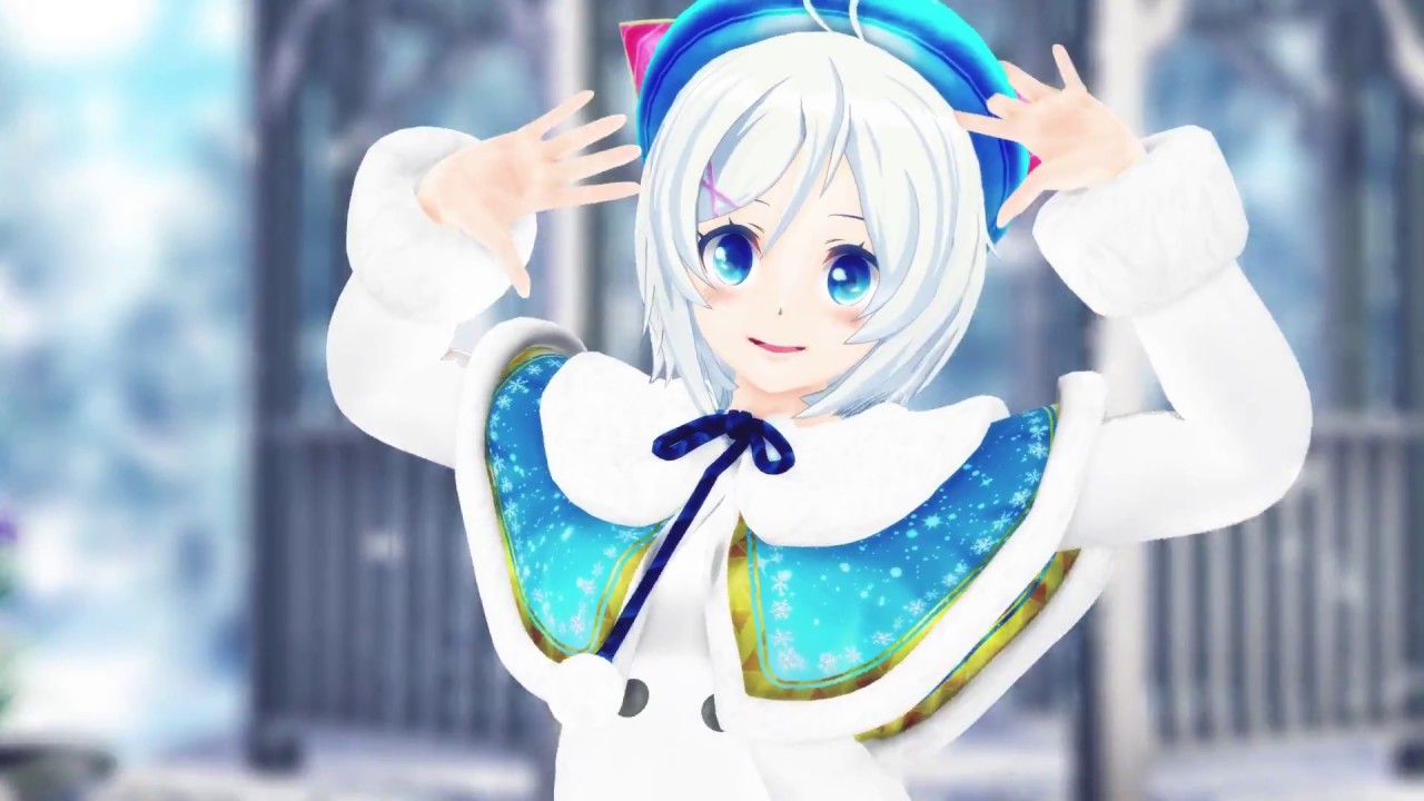 【MMD】電脳少女シロで「世界は恋に落ちている」 - YouTube
