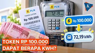 Electricity Rates for the 14th-17th Set, How Many kWh Do You Get for a 100,000 IDR Token?
