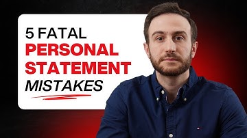 5 Personal Statement Mistakes That Can Ruin Your Residency Match (Examples & How to Fix Them)