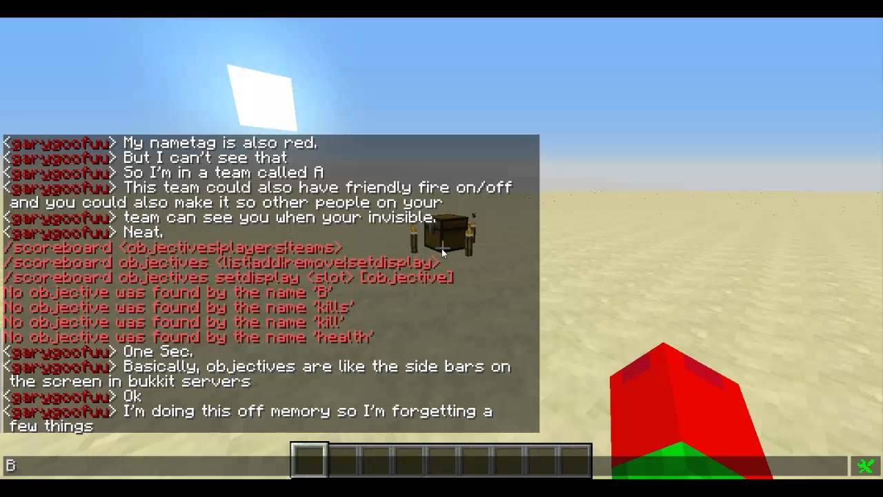 MineCraft: Vanilla Colored Nametags and Objective Boards! - YouTube