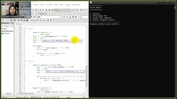 program c++ kondisi, perulangan dan array