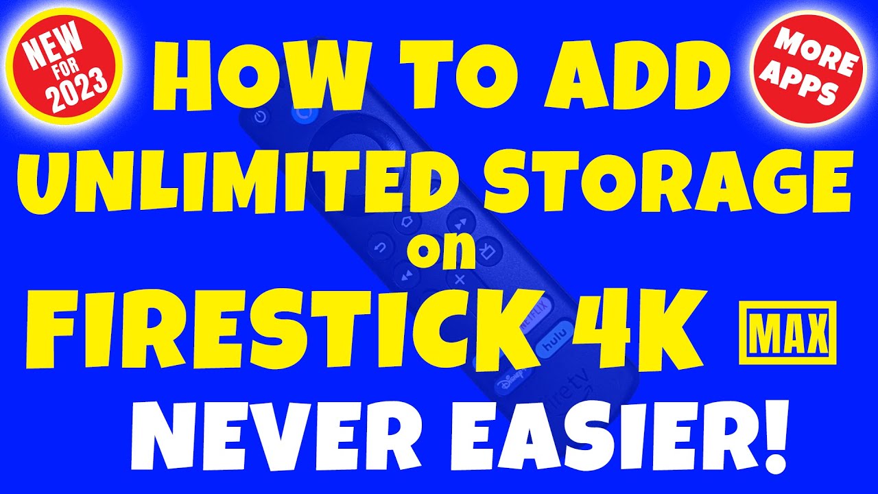 🔥HOW TO ADD STORAGE TO the NEW FIRESTICK | Easier than EVER!!🔥