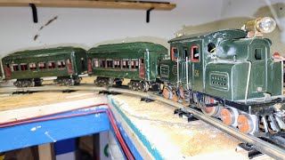 Rare No156 Pre-war Locomotive Engine With Passanger Cars By Lionel Unboxing, Demo, And Closeups