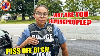 This Guy Is A BEAST Owning Tyrant Female Cops In Seconds | 1st Amendment Audit | Id Refusal #48