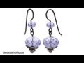 How to  Use Add a Bead Ear Wire Hooks to Make SWAROVSKI ELEMENTS Crystal Earrings