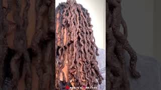Two Strand Twists on Locs #locs #locstyles #curlyhairstyles