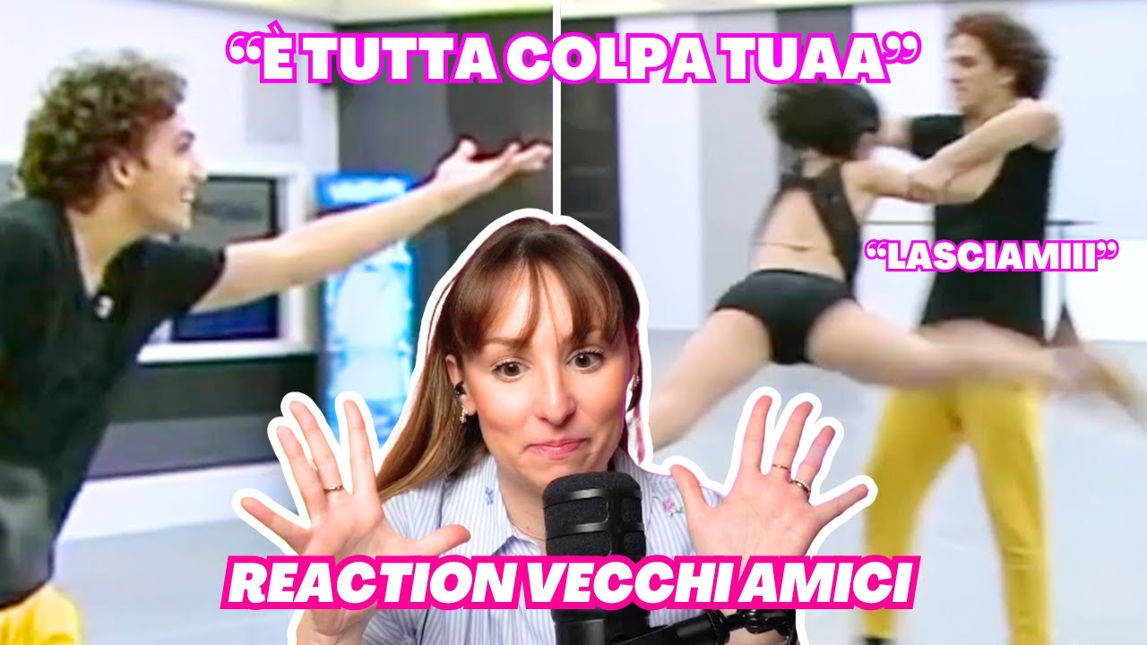ma stai CALMOOO! il PEGGIOR compagno ad Amici | Reaction Amici Vecchi