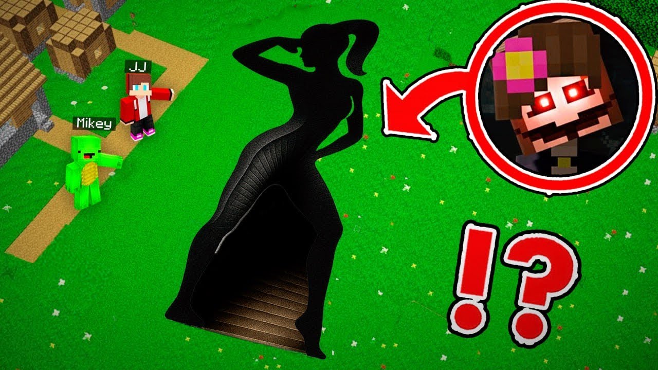 JJ and Mikey Found BIGGEST PIT JENNY DWELLER PRINT in Minecraft?!