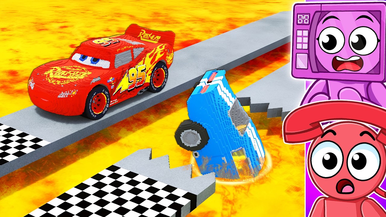 CARS vs LAVA in Teardown