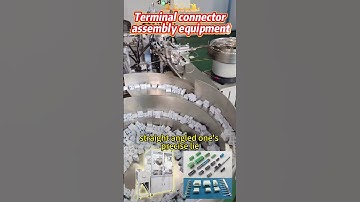 Terminal connector assembly equipment #machine #factoryproducts #factory #customautomation