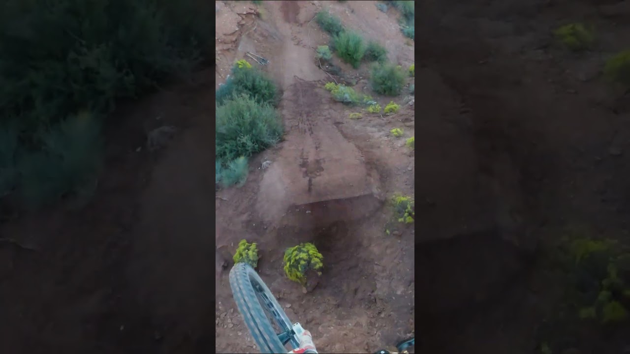 GoPro: Talus Turk getting dialed in for his run with a huge backflip at Red Bull  Rampage 2023