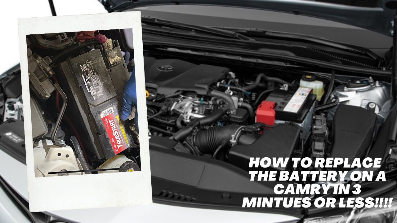 How to replace the battery on a 2019-2022 Toyota Camry in 3 minutes