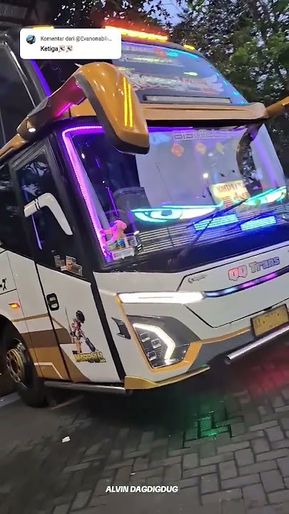 Morphin QQ Trans #basuri #bus #busmania #trending #shortsfeed #viralvideo #telolet #strobo #shorts