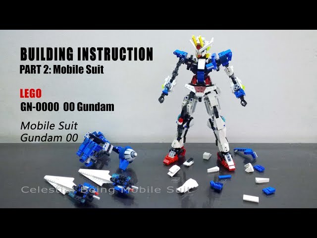 BUILDING INSTRUCTION ] LEGO 00 Gundam PrototypeVer Part 2-Mobile