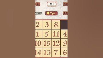 how to solve 4 x 4 number puzzle in 1 minute