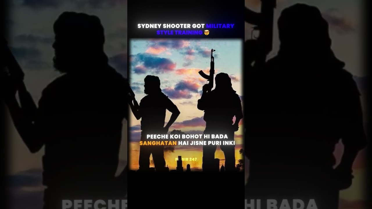 Sydney Shooter & Military-Style Training Claims 😮 | Reality Check | By PD Sir
