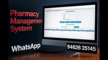 pharmacy management system Python Project. pharmacy management system