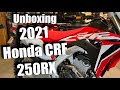 Unboxing 2021 Honda CRF 250 RX and Assembly / First Start / MAX’S MOTO SHOP