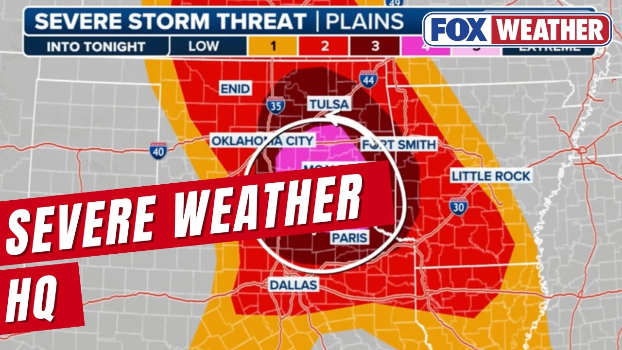 Severe Storm Threat Unfolding Will Slam Over 21 Million Americans With ...