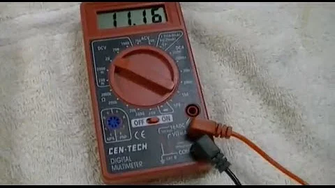 Harbor Freight - Cen-Tech 7 Function Digital Multimeter Review